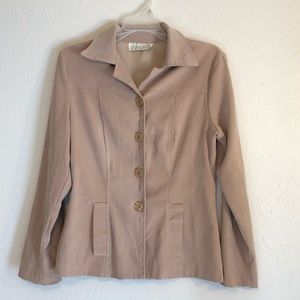 Charlotte Russe Tan Jacket/Blazer